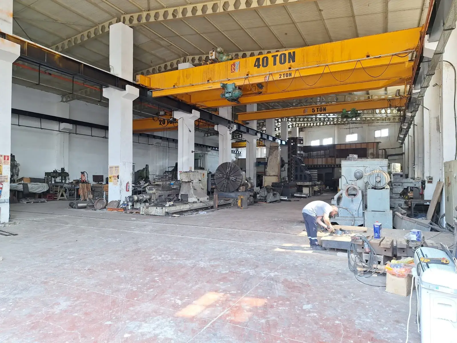 Alçak tavan vinci kurulumu ve testi