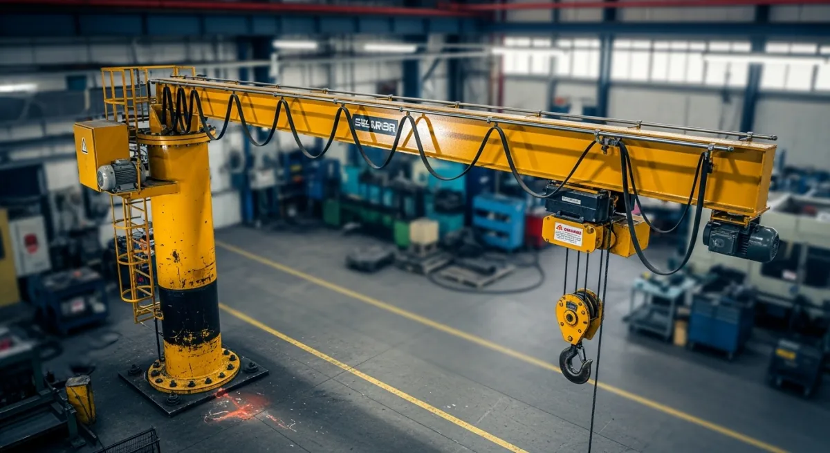 İstanbul Pergel Vinç İmalatı | Atölye & Fabrika Tipi Vinç Çözümleri